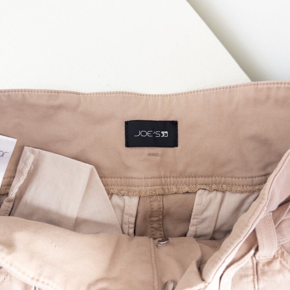 $340 Joe's Women's Beige High Waist Crop Stretch Casual Trousers Pants Size 28 - Picture 7 of 10
